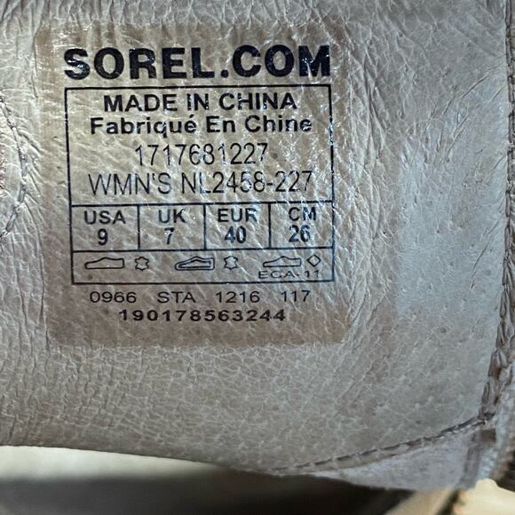 Sorel Brown and Tan Sandals with Gladiator-Inspired Design - Picture 9 of 9